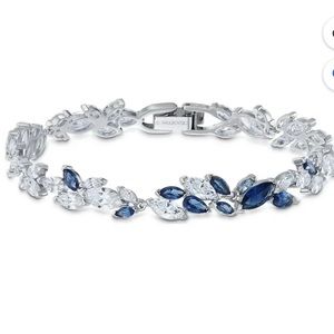 Swarovski Louison leaf & blue bracelet with original box
